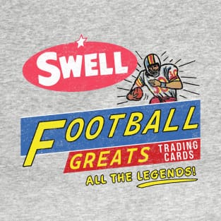 Distressed Swell Football Cards T-Shirt